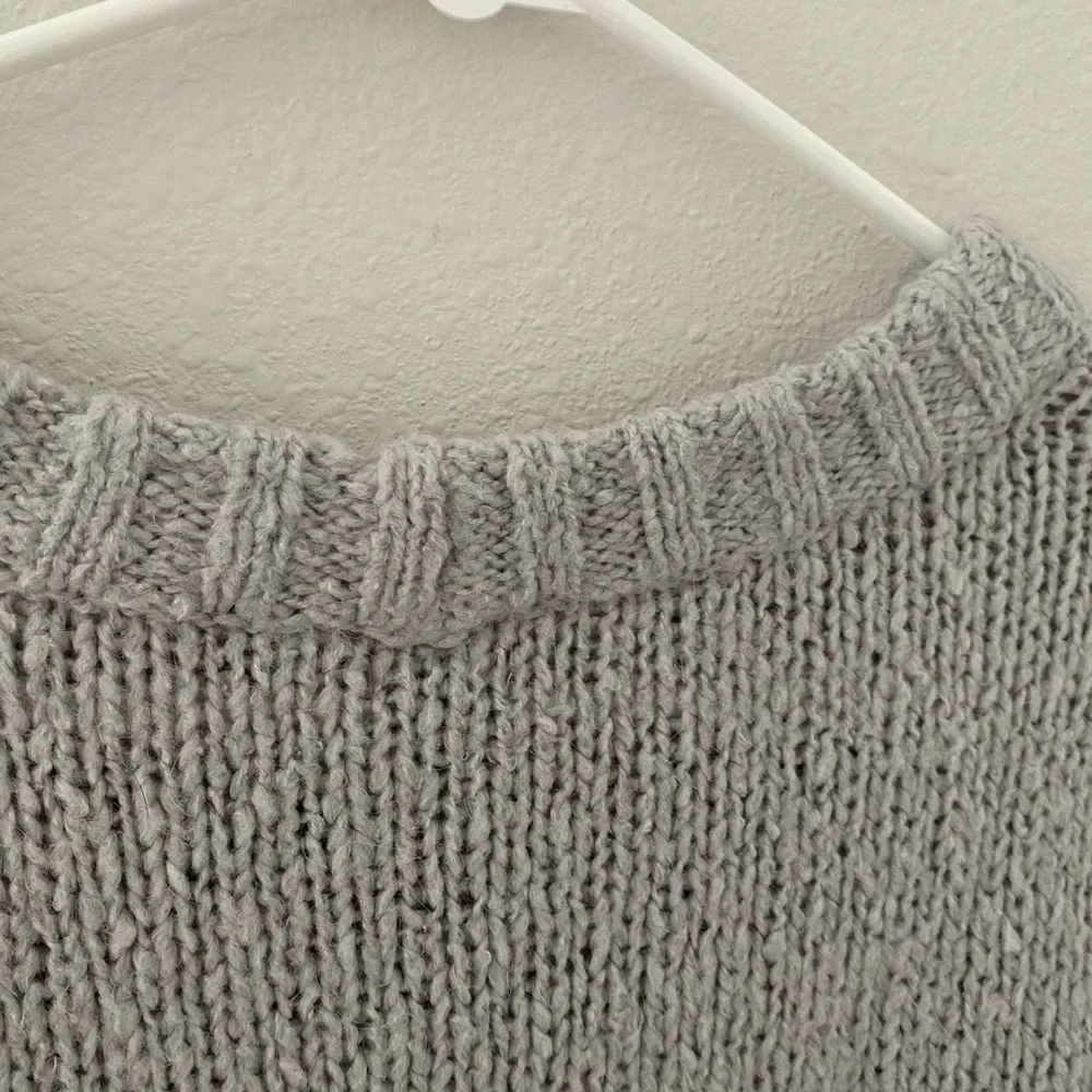 Aerie Oversized Gray Sweater - Picture 9 of 9